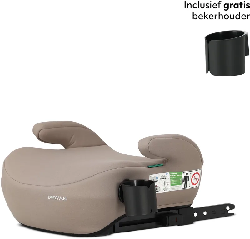 Cody Zitverhoger ISOFIX I-Size - Stoelverhoger Auto - Nougat by Deryan in ISOFIX – Truffle Nougat – product photo