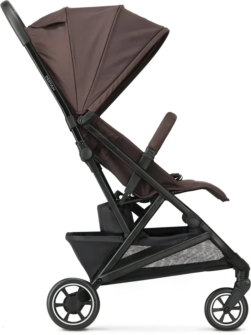 Easy2 Buggy - Lichtgewicht - Compact - Inklapbaar van Deryan in Chocolade – productfoto
