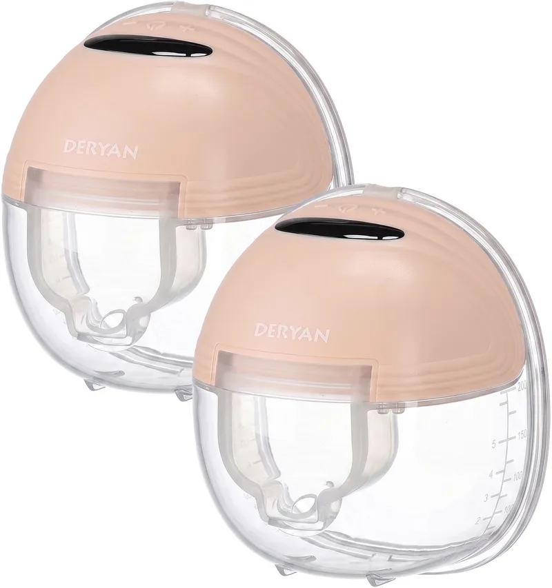 Elektrische Draadloze Borstkolf – Oplaadbare Kolven van Deryan in Roze – productfoto