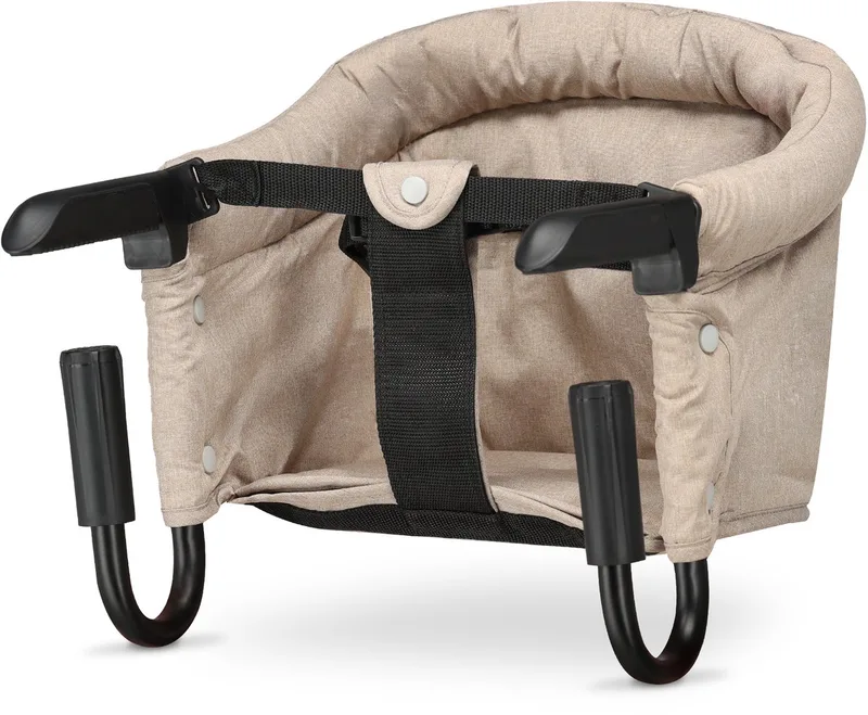 Kinderstoel - Tafelhangstoel Inklapbaar - Eetstoel van Deryan in Nougat – productfoto