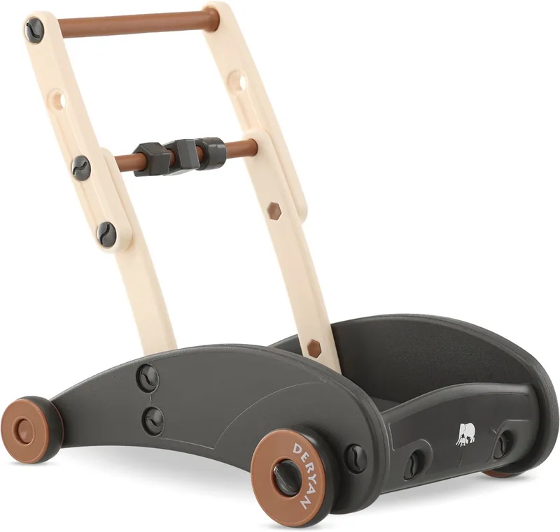 Mace Luxe Loopwagen - Looprek baby - Zwart/Cream by Deryan in Black – product photo