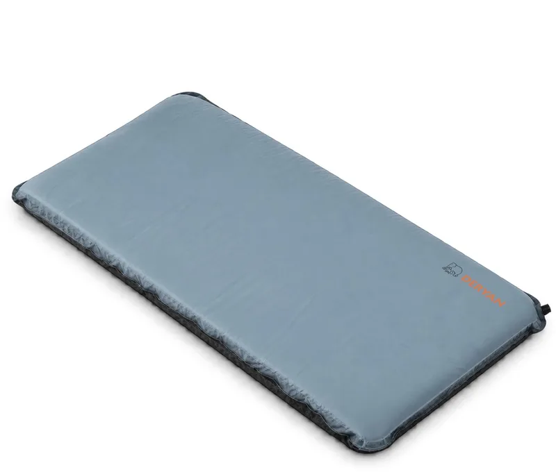 Opvouwbaar Baby Matras - Compact Opvouwbaar - Zelfopblaasbaar - 120x60x6cm van Deryan in Zwart – productfoto