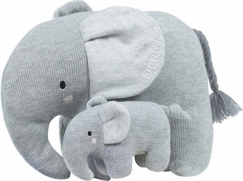 Orginal Olifant Knuffel - 18cm by Deryan in Grey – product photo