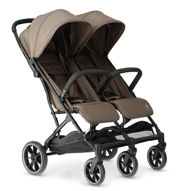 Rolo X2 XL Duo Buggy - 2 persoons - Compact & Licht - Hazel van Deryan in Hazel – XL wielen – productfoto