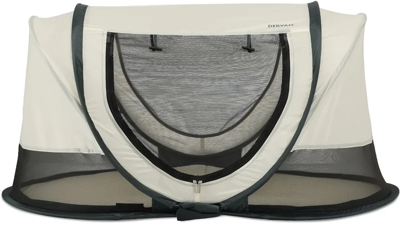 Scott Campingbedje - Babytent - Anti-UV 50+ - Peuterbed van Deryan in Cream – productfoto