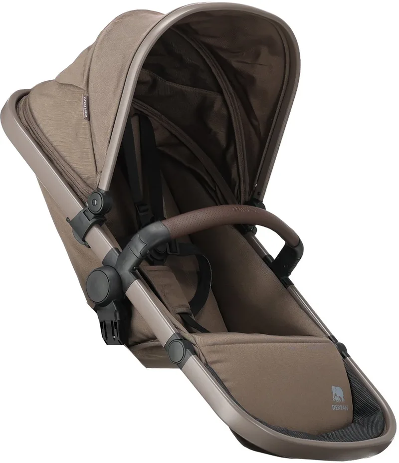 Tweede Stoeltje Evy V2/V3 Kinderwagen van Deryan in Hazel – productfoto