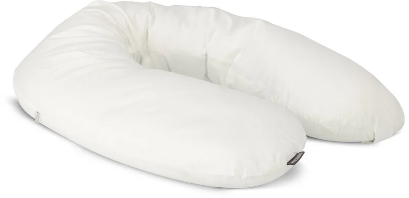 Voedingskussen Zijslaapkussen Lichaamskussen – 120 cm van Deryan in Wit – productfoto