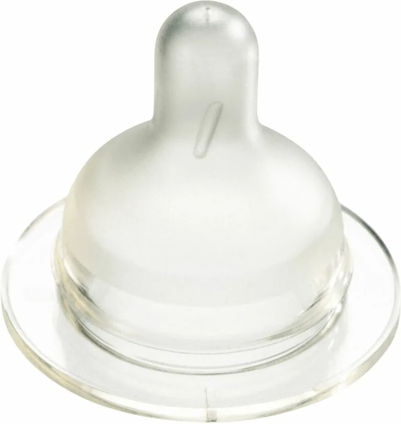 1-2-3 Doseerspeen Wide voor brede babyflessen - 2st de Difrax en Transparant – photo produit