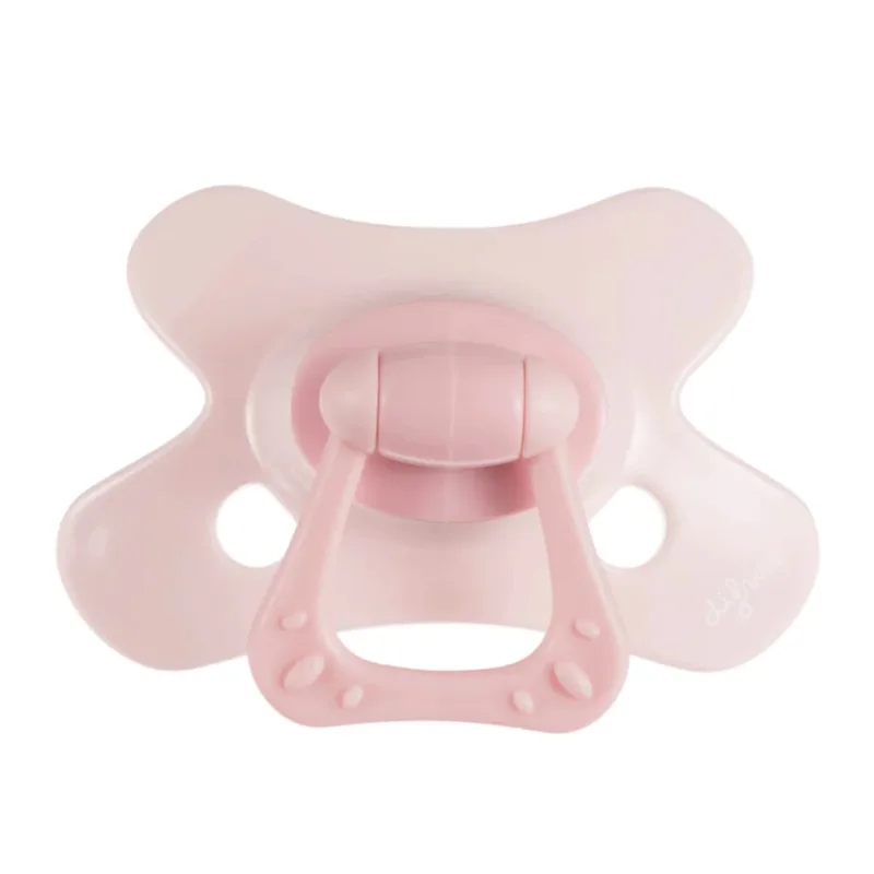 2x Difrax Fopspeen Natural 20+ mnd Roze van Difrax – productfoto