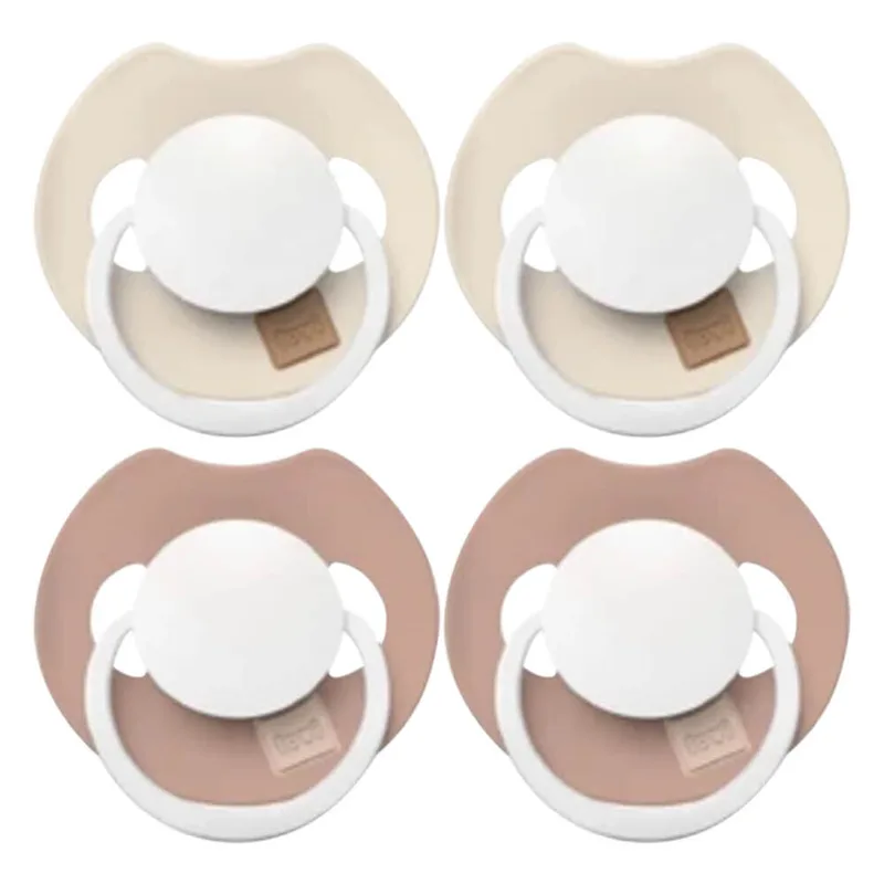 2x Difrax Fopspeen Prime Glow Dynamic 0-6 mnd Ivory Blush 2 stuks van Difrax – productfoto