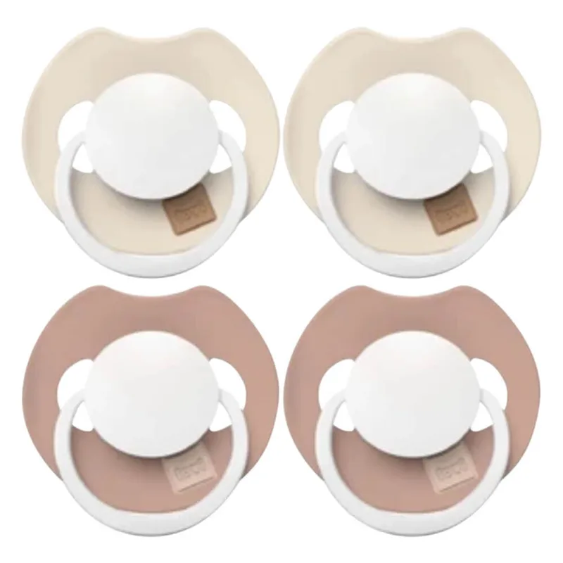 2x Difrax Fopspeen Prime Glow Dynamic 18+ mnd Ivory Blush 2 stuks van Difrax – productfoto