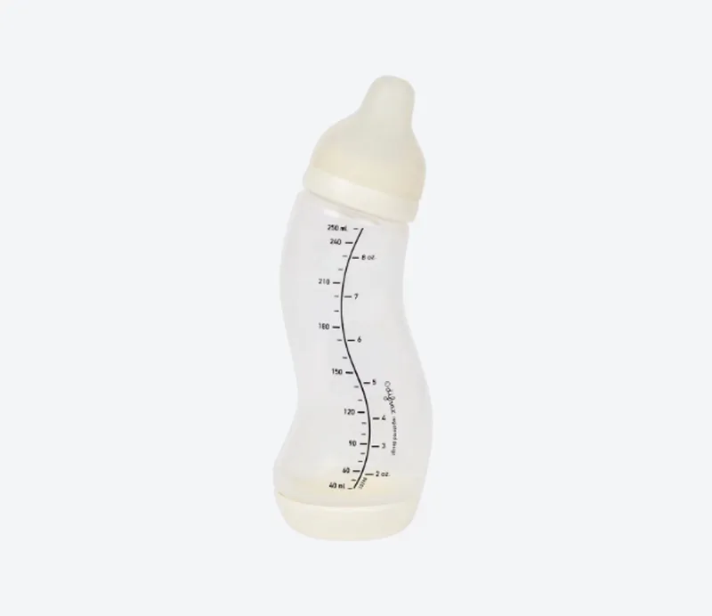 Anti-Koliek Voedingsfles – BPA-vrij – 250 ml – Babyfles van Difrax – productfoto