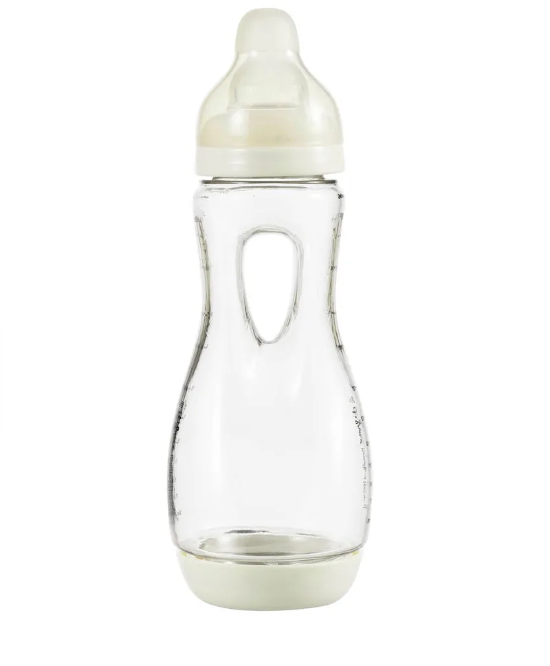 Babyfles Handgreep - 240 ml - 1 Stuk - Anti Koliek fra Difrax i Crème – produktbillede