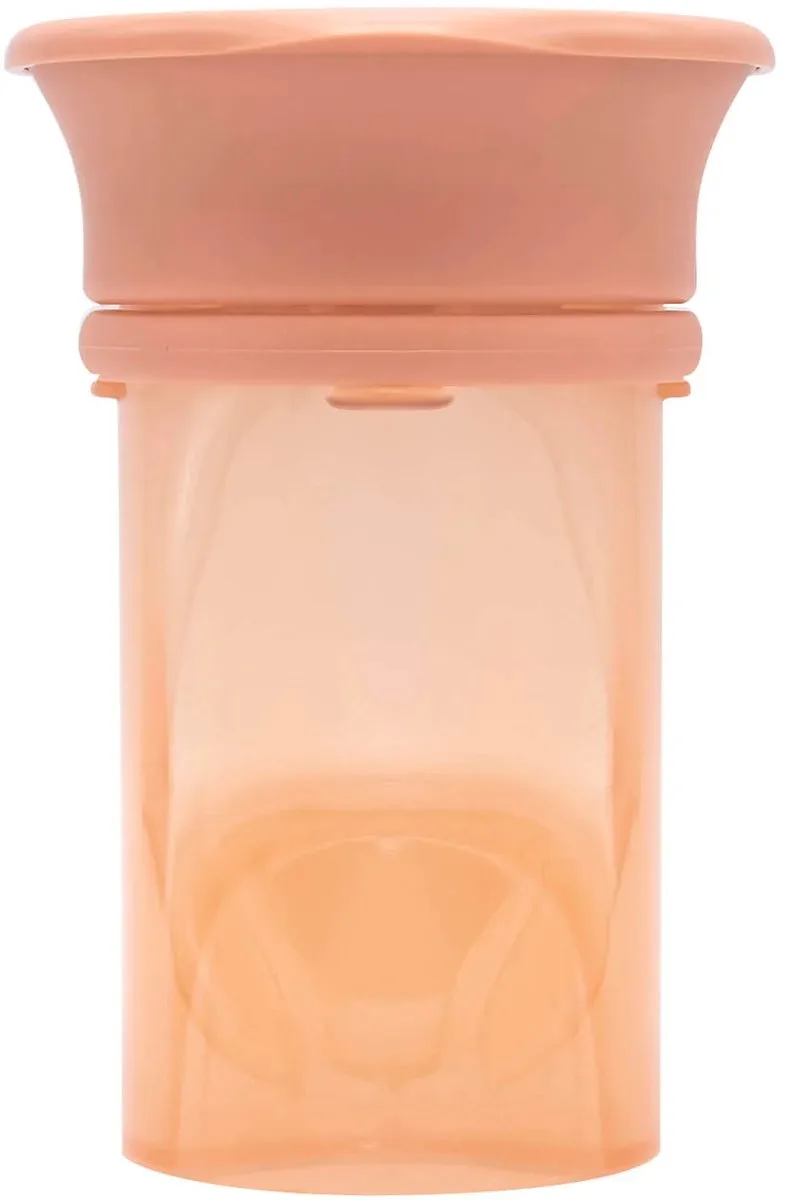 Difrax 360°beker Drinkbeker - 250 ml - 9+ Maanden - 1 stuk de Difrax en Orange – photo produit