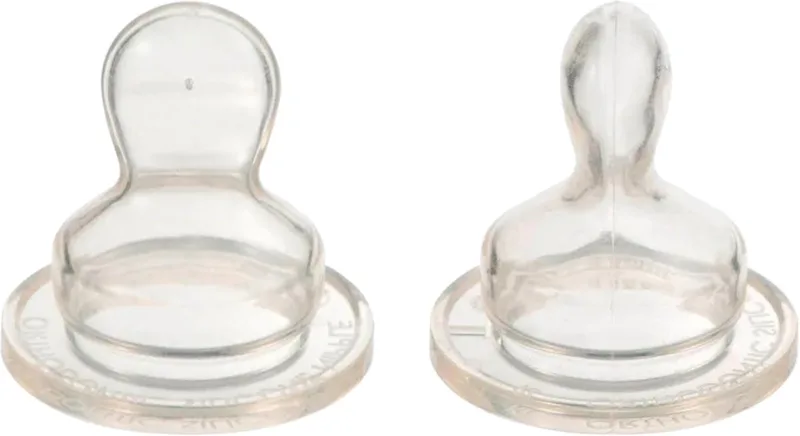 Flessenspeen Dental voor smalle babyflessen - Maat Small - 2st by Difrax in Transparant – product photo