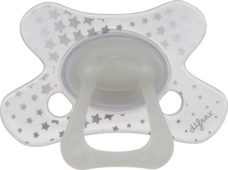 Fopspeen 18+ Maanden Dental - Orthodontische speen - 1 stuk van Difrax in Glow in the Dark – productfoto