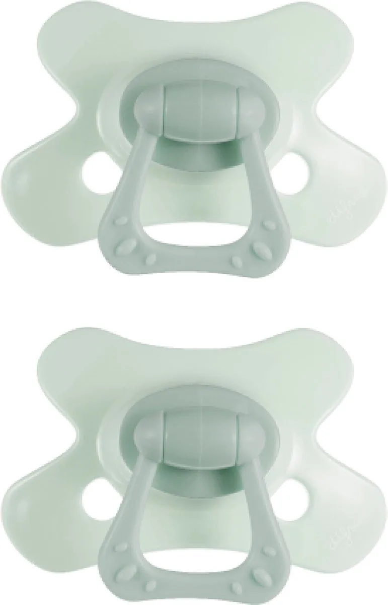 Fopspeen Dental - 18+ Maanden - 2 Stuks de Difrax en Vert clair – photo produit