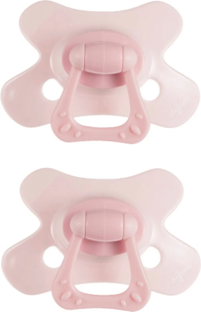 Fopspeen Dental - 18+ Maanden - 2 Stuks fra Difrax i Lichtroze – produktbillede