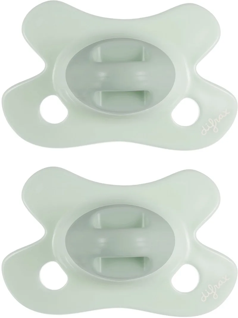 Fopspeen Dental - Newborn - 2 Stuks de Difrax en Vert clair – photo produit
