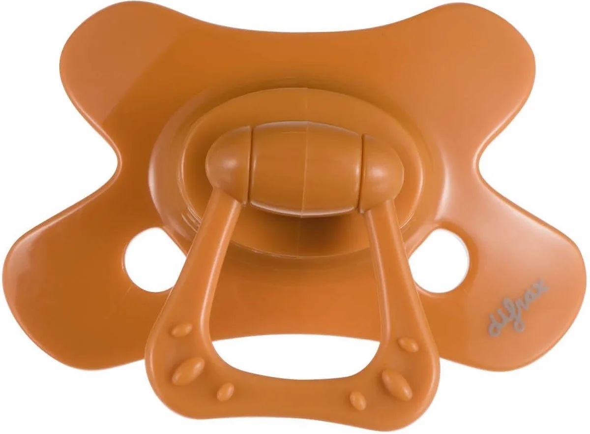 Fopspeen - Dental & Pure - 12+ Maanden - Pumpkin van Difrax in Meerkleurig – productfoto