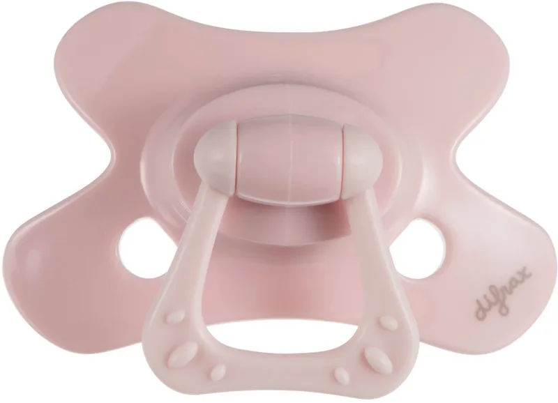 Fopspeen - Natural & Pure - 6+ Maanden - Pink van Difrax in Meerkleurig – productfoto