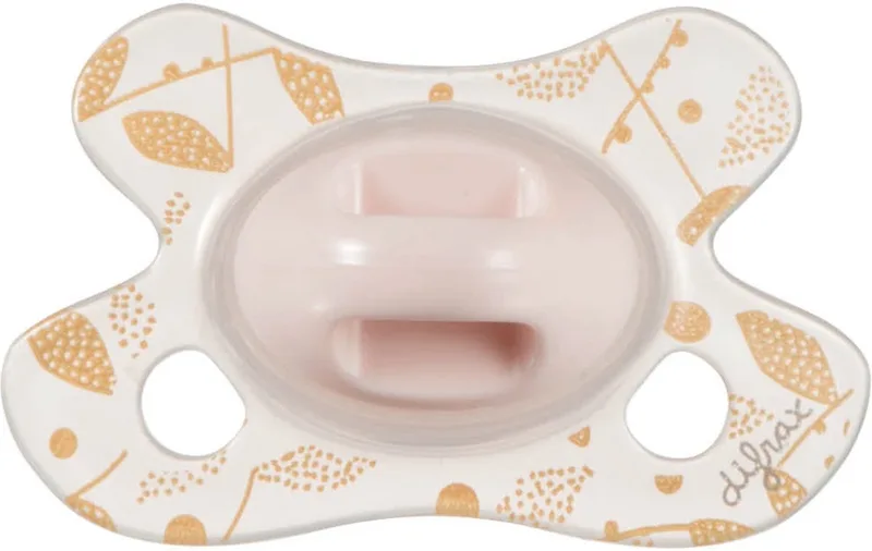 Fopspeen Newborn | Voor Premature en Pasgeboren Baby's (-2 / +2 maanden) van Difrax in Grijs, Bruin – productfoto