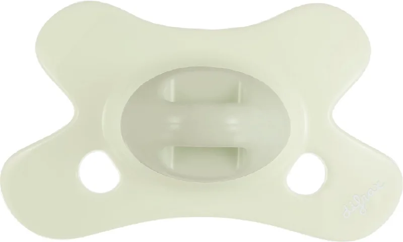 Fopspeen - Rond - 0-6 Mnd - Lime Emerald van Difrax in Groen – productfoto
