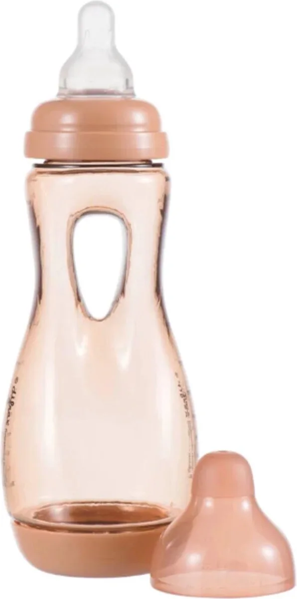Handgr Fles Groot de Difrax en Roze – photo produit