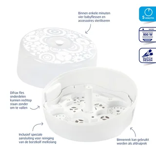 Magnetron sterilisator van Difrax – productfoto 3 van 4