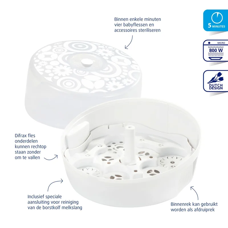 Magnetron sterilisator van Difrax – productfoto 3 van 4
