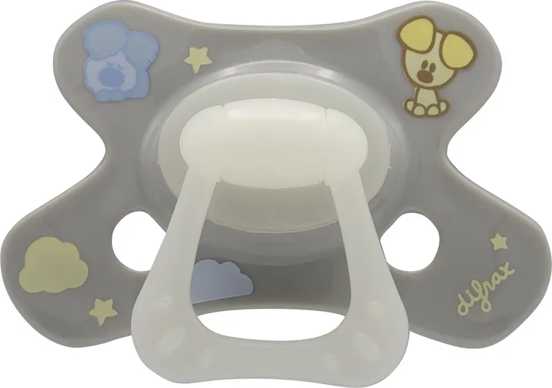 Natural Speen - 12+ Maanden - Woezel en Pip - 1 stuk de Difrax en Blanc – photo produit
