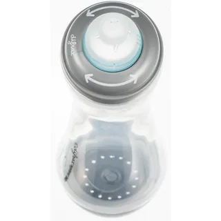 S-Fles 1-2-3 250ml Transparant / Grijs by Difrax – product photo 2 of 4