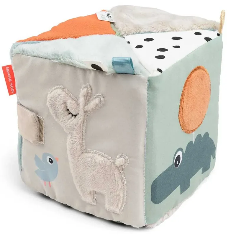 Activiteitenkubus - Uitklapbaar - Deer Friends Colo van Done by Deer – productfoto 3 van 6