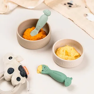 Babylepel - 2-pack - Tiny Farm - Groen van Done by Deer – productfoto 4 van 4