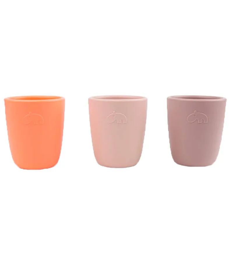 Beker - 3-pack - Silicone - Powder Mix van Done by Deer – productfoto