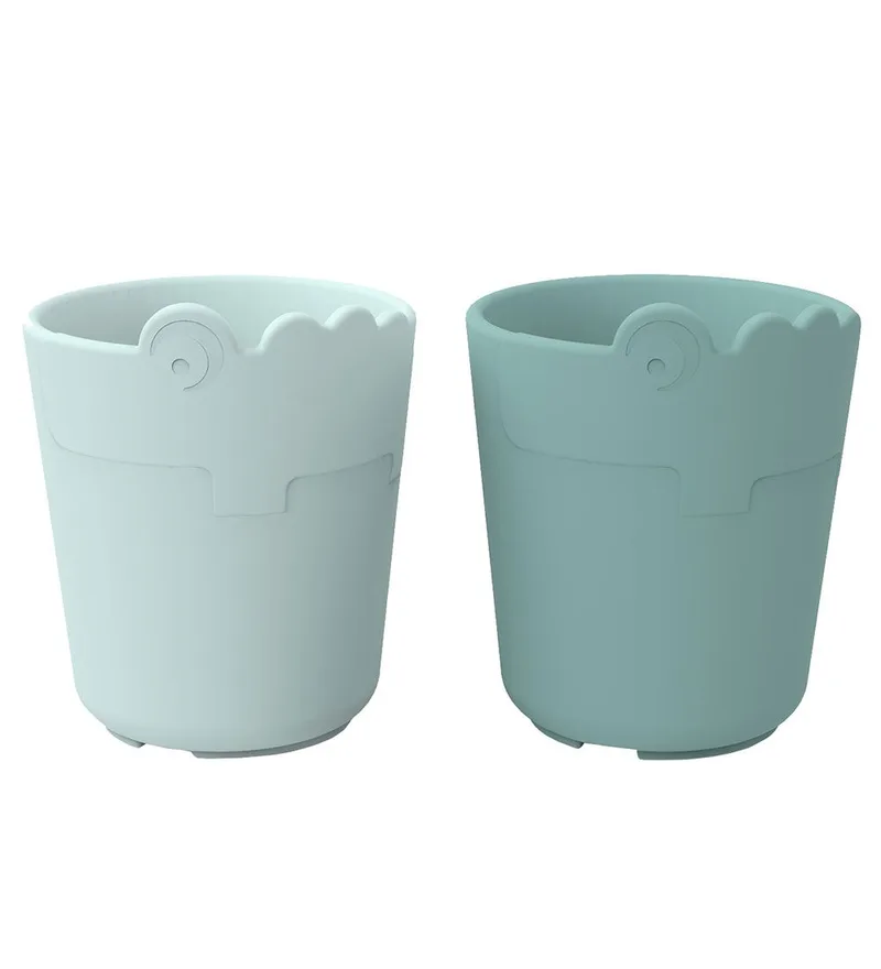 Beker - Croco - 2-pack - Blue by Done by Deer – product photo