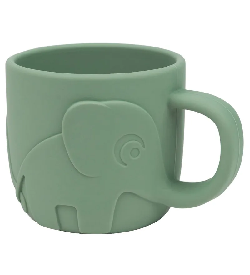 Beker - Silicone - Kiekeboe - Elphee Green de Done by Deer – photo produit