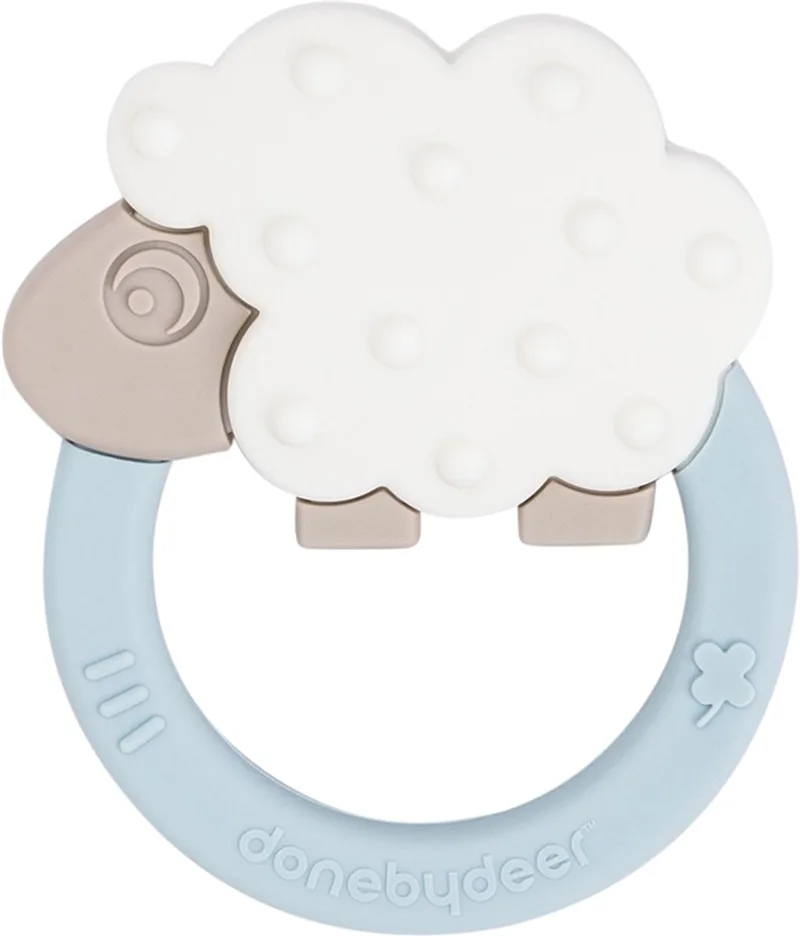 Bijtring - Sheepy van Done by Deer in Blauw – productfoto