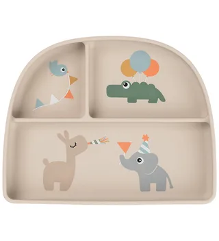 Assiette à Compartiments Stick & Stay Celebration de Done by Deer – photo produit 1 sur 3