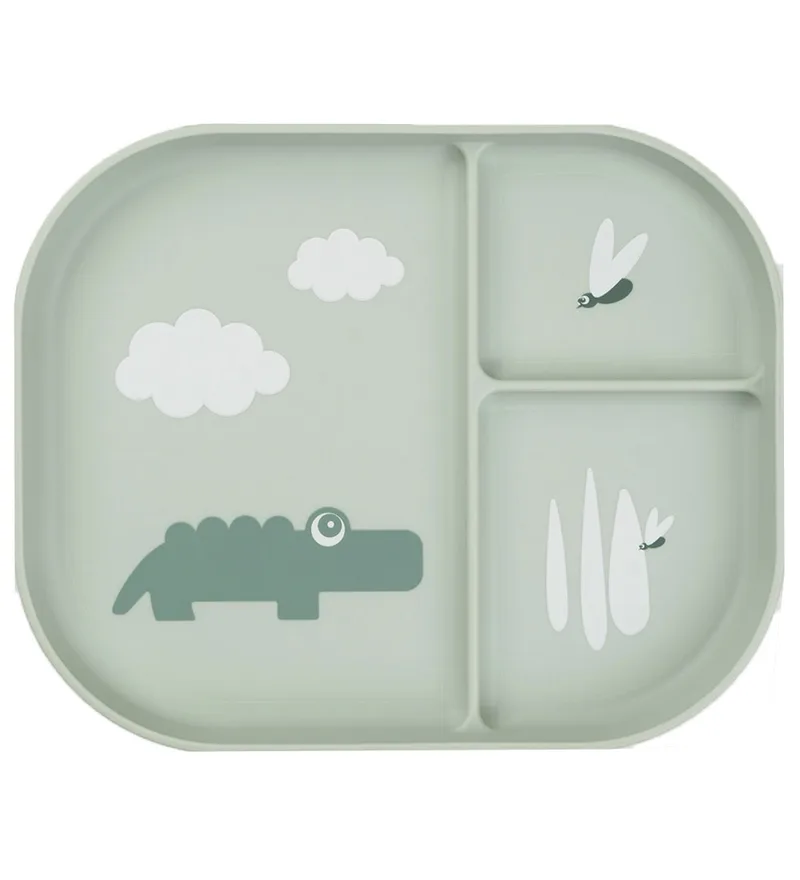 Borden - Thermoplast - 3 compartimenten - Croco - G van Done by Deer – productfoto 1 van 5