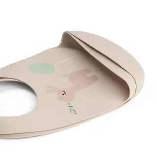 Celebration Siliconen Slabbetje - 2 Stuks - Sand by Done by Deer in Beige – product photo 3 of 6