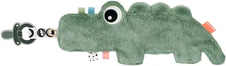 Cozy Friend Croco Speendoekje fra Done by Deer i Grøn – produktbillede 1 af 5