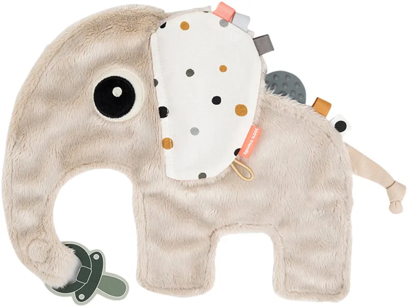 Cozy Friend Elphee Speendoekje by Done by Deer in Bruin zand – product photo