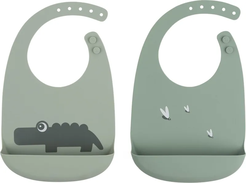 Croco Slab Green 2 Stuks de Done by Deer en Vert – photo produit