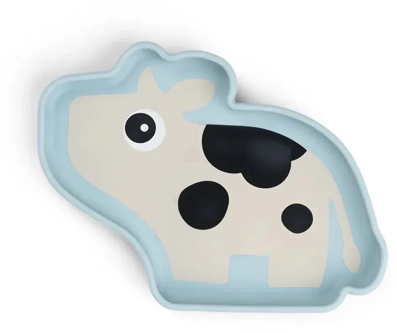 Dotti Stick&Stay Bord - Silicone van Done by Deer in Blauw – productfoto