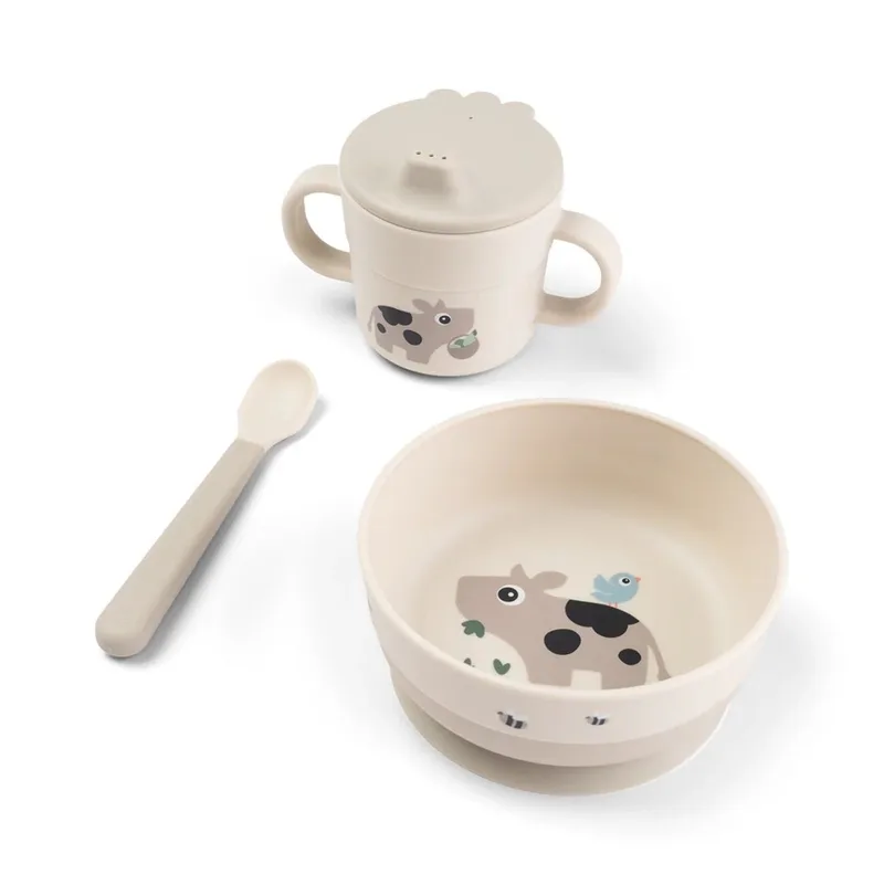 Eetset Done by Deer First Meal Foodie Tiny Farm Sand van Done by Deer – productfoto