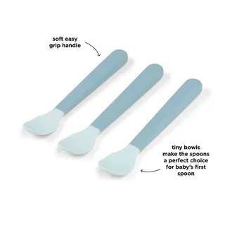Cuillère Foodie Easy-grip 3 Unités de Done by Deer – photo produit 2 sur 6