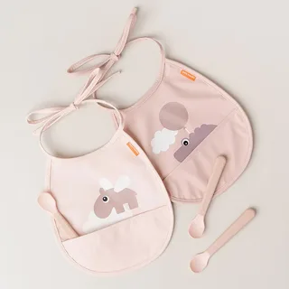 Happy Clouds Slab - 2 Stuks - Powder från Done by Deer i Rosa – produktbild 5 av 6