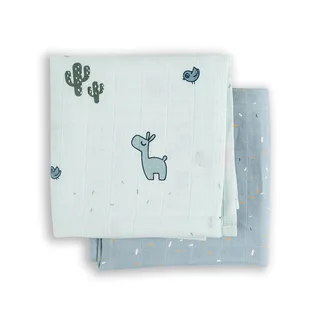 Hydrofiele Doek - 2-pack - 120x120 cm - Lalee Blue by Done by Deer – product photo 2 of 2