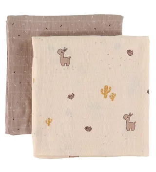 Hydrofiele Doek - 2-pack - 120x120 cm - Lalee Powde by Done by Deer – product photo 1 of 2